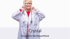  Presentation with noise - Slide deck with annoyed expression for the noise background and a  colored foreground