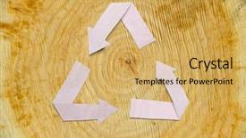  Presentation with close up wooden decking - Theme with annual cycle - close-up wooden cut and paper background and a yellow colored foreground