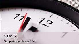  Presentation with new year - Beautiful presentation theme featuring annual cycle - twelve o'clock - new year's backdrop and a light gray colored foreground