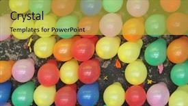  Presentation with fair - Slides consisting of  background and a  colored foreground