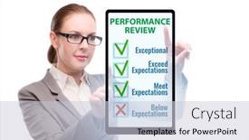  Presentation with review - PPT layouts having annual-performance-review-concept background and a lemonade colored foreground