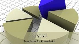  Presentation with diagram - Cool new PPT theme with annual program - diagram 3d backdrop and a  colored foreground