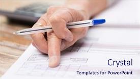  Presentation with insurance - Slide deck enhanced with annunity - business annuity insurance age background and a  colored foreground