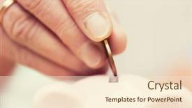  Presentation with retirement insurance - Beautiful slide deck featuring annunity - savings money annuity insurance retirement backdrop and a  colored foreground