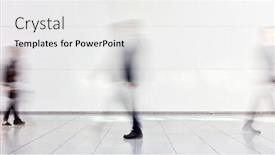  Presentation with fair trade - Theme featuring anonymous-businessman-on-the-move background and a white colored foreground