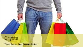  Presentation with anonymous - Beautiful slide deck featuring anonymous-customer-carries-a-lot backdrop and a yellow colored foreground