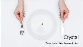  Presentation with anorexia - Slides consisting of anorexia - closeup of hands of young background and a white colored foreground