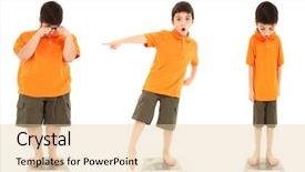  Presentation with obese - Beautiful presentation theme featuring anorexia - morbidly obese child extreme underwieght backdrop and a lemonade colored foreground