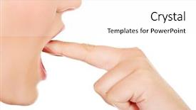  Presentation with vomiting - Theme having anorexia - woman provoke vomiting by putting background and a white colored foreground