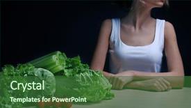  Presentation with eating disorder - Theme with anorexia nervosa - desperate woman woman suffering background and a forest green colored foreground