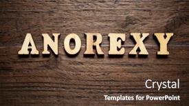  Presentation with wood - Audience pleasing slide deck consisting of anorexy-word-on-a-wood backdrop and a tawny brown colored foreground