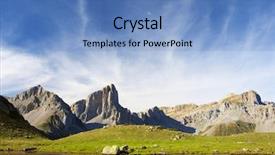  Presentation with france - PPT theme featuring ansabere in lescun cirque asp background and a  colored foreground