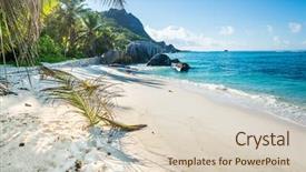  Presentation with open source intelligence - Amazing presentation theme having anse source d'argent beach backdrop and a lemonade colored foreground