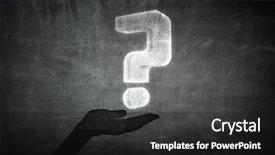  Presentation with questions - Amazing presentation design having answer all your questions mixed backdrop and a dark gray colored foreground