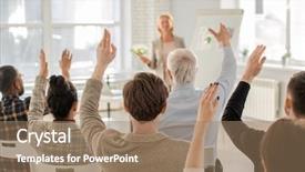  Presentation with students - Beautiful theme featuring answered - rear view of several clever backdrop and a coral colored foreground