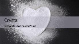  Presentation with baking soda - Amazing PPT layouts having antacids - baking soda on the black backdrop and a light gray colored foreground