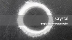  Presentation with baking soda - Presentation having antacids - baking soda spread background and a  colored foreground