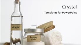  Presentation with baking soda - PPT theme having antacids - baking soda with white vinegar background and a  colored foreground