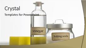  Presentation with baking soda - Cool new PPT theme with antacids - baking soda with white vinegar backdrop and a  colored foreground