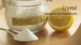  Presentation with baking soda - Audience pleasing PPT layouts consisting of antacids - spoonful of baking soda backdrop and a  colored foreground