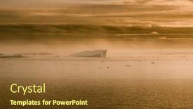  Presentation with antarctic - Amazing theme having antarctic glacier with cavities beautiful winter background backdrop and a tawny brown colored foreground