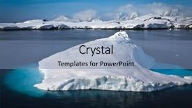  Presentation with antarctic - Theme enhanced with wedding bouquet on wooden background background and a cool aqua colored foreground