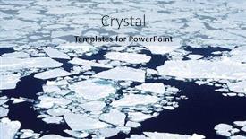  Presentation with ice - Amazing presentation theme having antarctica weddell sea ice floe backdrop and a light blue colored foreground