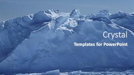  Presentation with ice - Colorful PPT layouts enhanced with antarctica weddell sea riiser larsen ice shelf backdrop and a ocean colored foreground