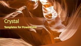  Presentation with navajo - PPT theme consisting of antelope canyon in the navajo reservation near page arizona usa background and a tawny brown colored foreground