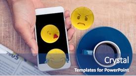  Presentation with generated image fractal geometry chaos - Audience pleasing slide set consisting of flying over hands using smart backdrop and a ocean colored foreground