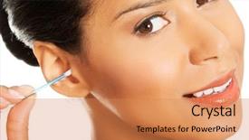  Presentation with ear - Theme with  background and a  colored foreground