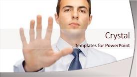  Presentation with office - Colorful PPT theme enhanced with anti bullying - business and office ban veto backdrop and a lemonade colored foreground