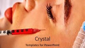  Presentation with anti drug - Colorful presentation enhanced with anti drugs - filler injection for female forehead backdrop and a coral colored foreground