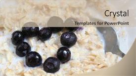  Presentation with nutrition for a healthy heart - Amazing presentation theme having anti food cancer - heart healthy backdrop and a soft green colored foreground