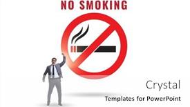  Presentation with smoking - Slide deck consisting of anti-smoking-concept-with-antismoking background and a white colored foreground