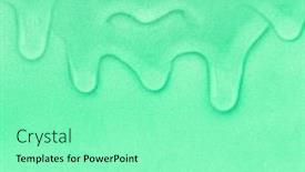  Presentation with antiseptic - Slide set with antibacterial-drops-alcohol-green-medical background and a seafoam green colored foreground