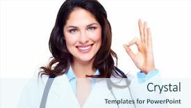  Presentation with women health - Audience pleasing PPT layouts consisting of antibiotic dentistry - doctor women health care background backdrop and a sky blue colored foreground