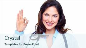  Presentation with women health - Beautiful slides featuring antibiotic dentistry - doctor women health care background backdrop and a sky blue colored foreground