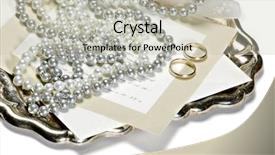  Presentation with invitation - Presentation featuring antic silver tray with invitation background and a  colored foreground