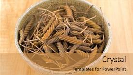  Presentation with fruit tree - Cool new PPT theme with anticancer - dried brown fruit of indian backdrop and a gold colored foreground