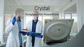  Presentation with vaccine - Theme consisting of antidote - new vaccine samples background and a light gray colored foreground