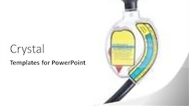  Presentation with shot - PPT layouts featuring antifreeze or coolant tester shot on white background background and a white colored foreground