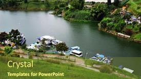  Presentation with colombia - Colorful slide set enhanced with antioquia-guatape-lake-colombia-august backdrop and a tawny brown colored foreground