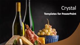  Presentation with wine cheese - 