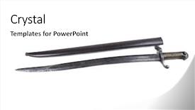  Presentation with antique parchment legal trust - Cool new presentation theme with antique bayonet circa mid 1800 backdrop and a white colored foreground