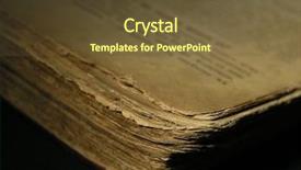  Presentation with old book - Audience pleasing presentation consisting of antique bible - old book isolated backdrop and a tawny brown colored foreground