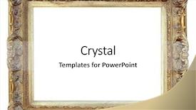  Presentation with frame border - Audience pleasing slides consisting of antique border - vintage frame over white background backdrop and a white colored foreground