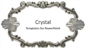  Presentation with frame border - Slides consisting of antique border - vintage ornate metal frame isolated background and a white colored foreground