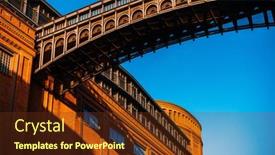  Presentation with antique - Beautiful PPT layouts featuring antique-building-view-in-old backdrop and a tawny brown colored foreground