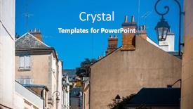  Presentation with antique france - Presentation design featuring antique-building-view-in-old background and a  colored foreground